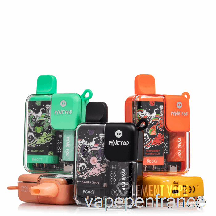 Pynepod 8500 Stylo Jetable Bleu Razz Ice Vape